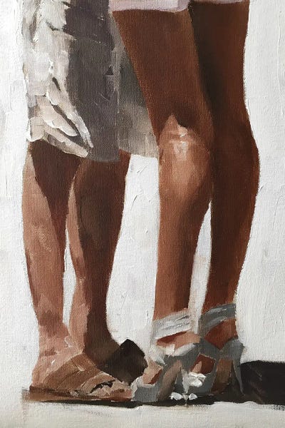 Couple Embracing by James Coates canvas print