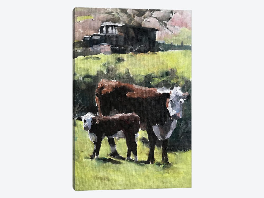 Cow And Calf by James Coates 1-piece Art Print