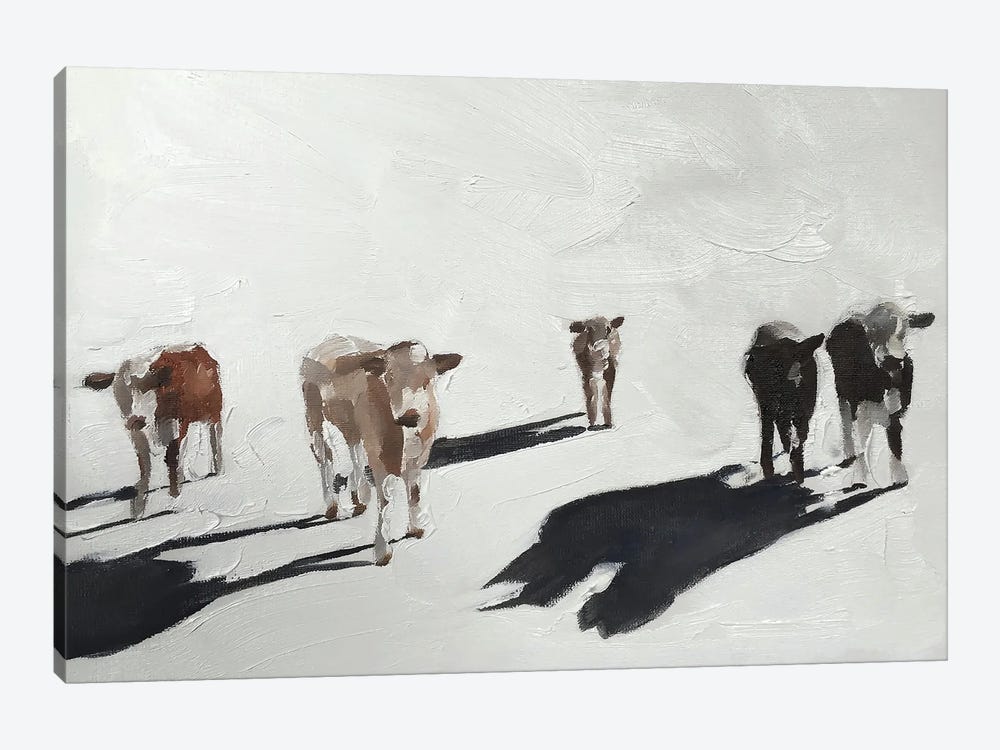 Five Cows by James Coates 1-piece Art Print