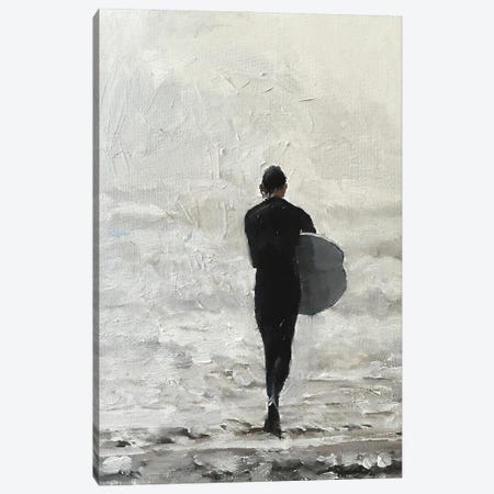 Gone Surfing Canvas Print #JCT63} by James Coates Canvas Artwork