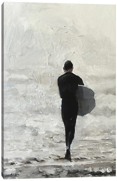 Gone Surfing Canvas Art Print - James Coates