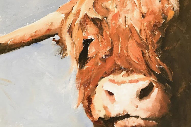 Grumpy Cow by James Coates wall art