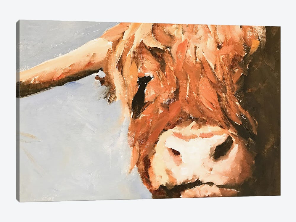 Grumpy Cow by James Coates 1-piece Art Print