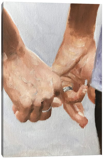 Hands Together Canvas Art Print