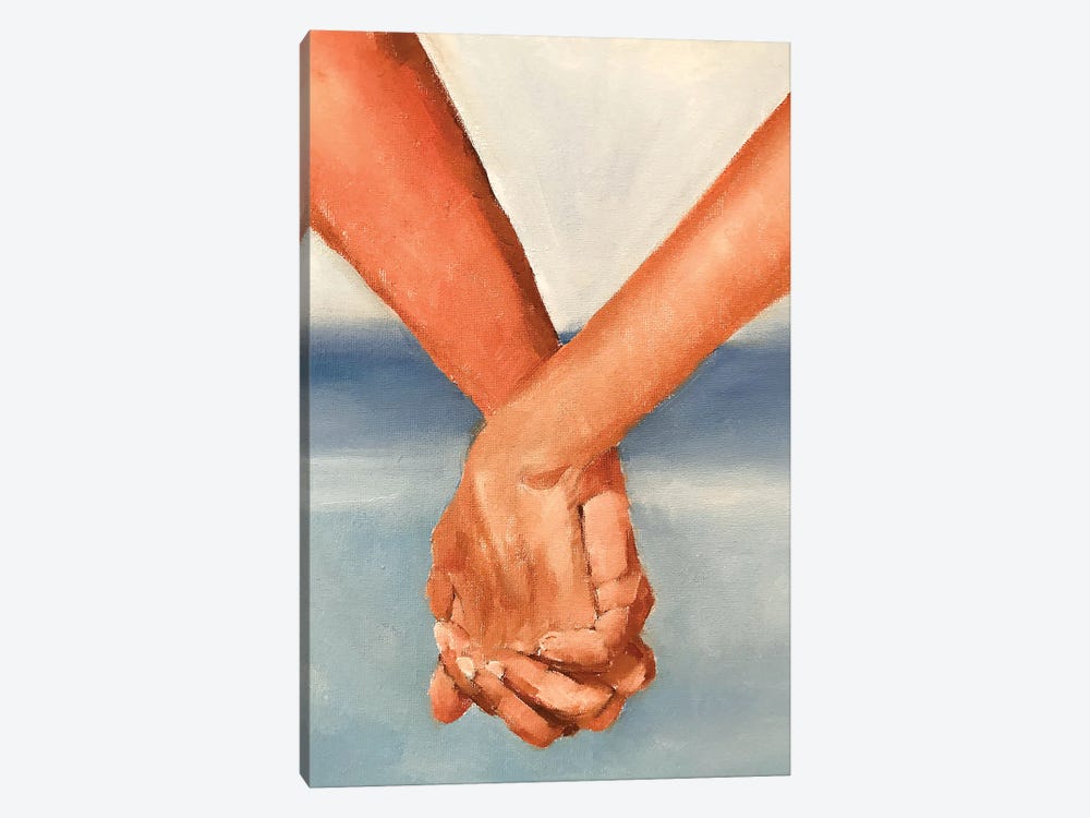 Holding Hands by James Coates 1-piece Canvas Art