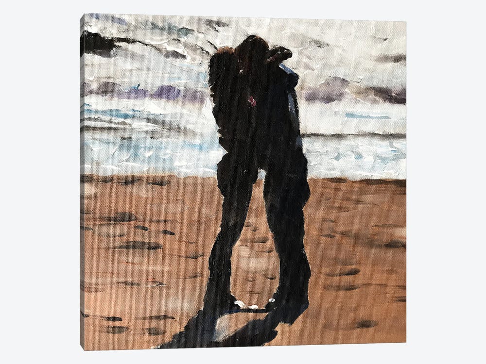 Love On The Beach by James Coates 1-piece Canvas Art