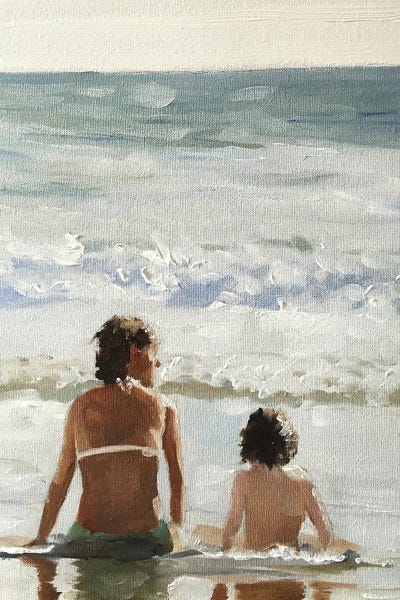 The Joy Of Life: Me And Mum At The Beach by James Coates