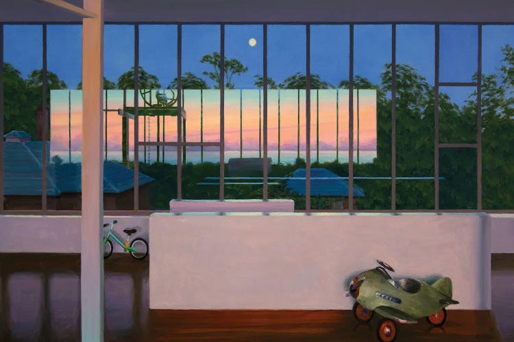 That Moon's Followed Me Home by Jeff Carpenter wall art