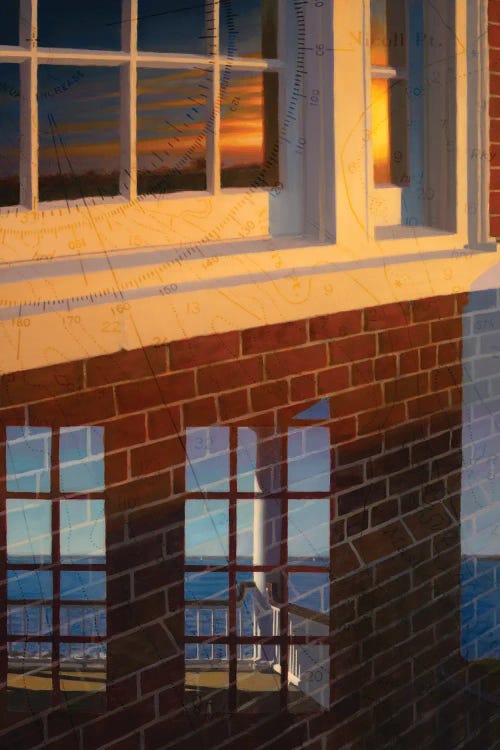 Three Views Of The Ferry by Jeff Carpenter wall art