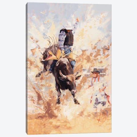 Dustup Canvas Print #JCY19} by Jim Connelly Canvas Artwork