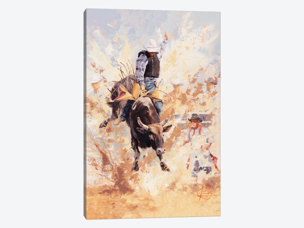 Dustup by Jim Connelly 1-piece Canvas Wall Art