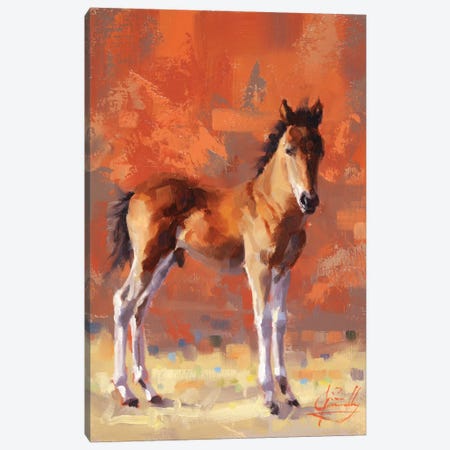 Little One Canvas Print #JCY38} by Jim Connelly Canvas Wall Art