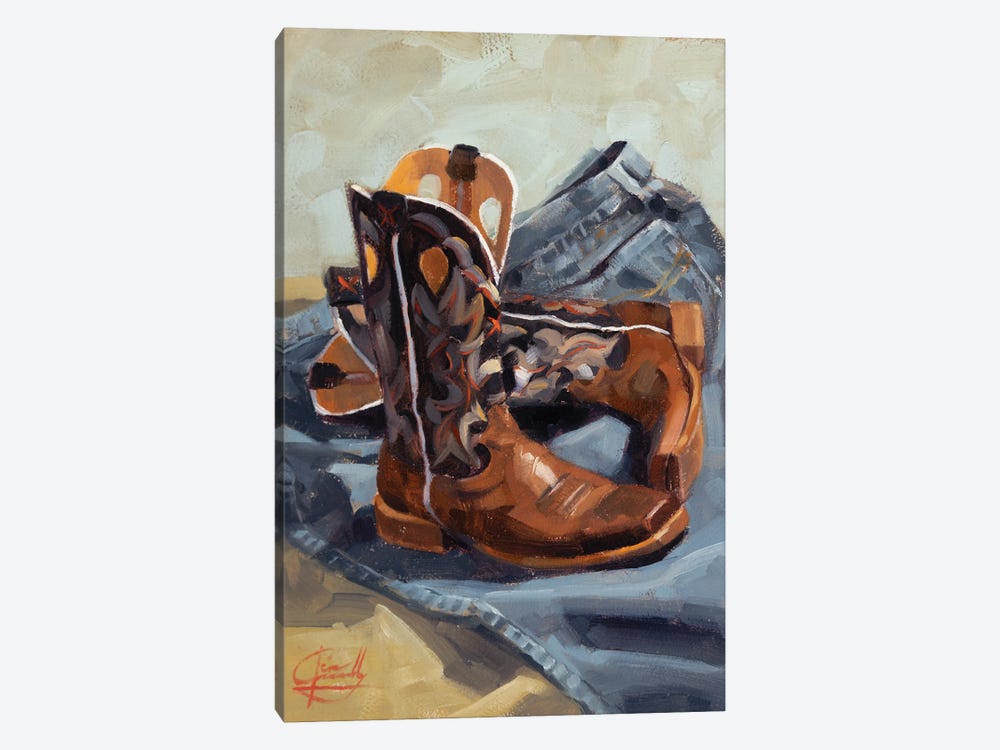 New Boots by Jim Connelly 1-piece Art Print