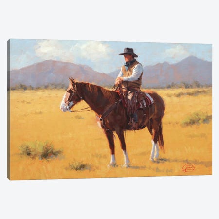 Open Range Canvas Print #JCY46} by Jim Connelly Canvas Art