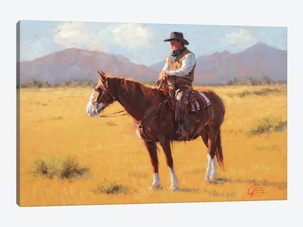 Open Range by Jim Connelly 1-piece Canvas Wall Art