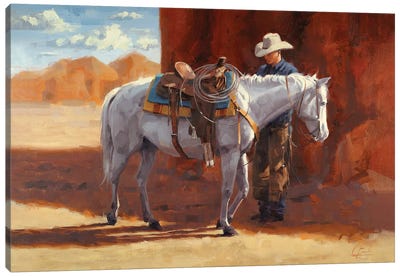 Red Rock Canvas Art Print - Jim Connelly