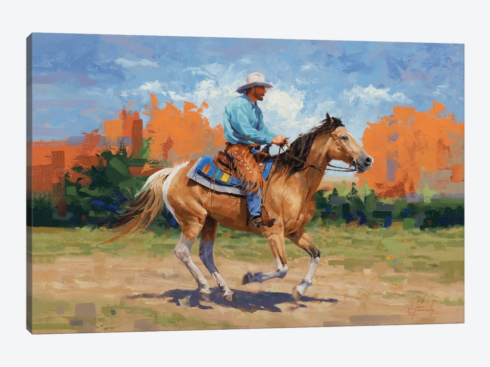 Shakin' Dust by Jim Connelly 1-piece Art Print