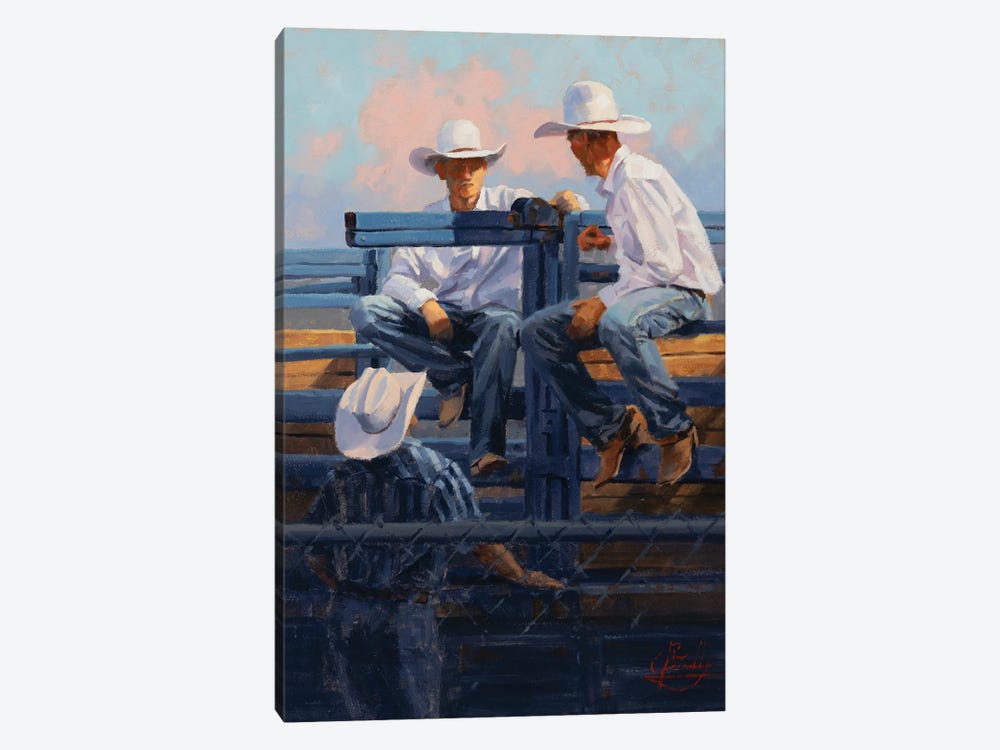 Shootin' The Breeze by Jim Connelly 1-piece Canvas Artwork