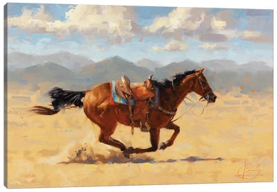 The Prodigal Canvas Art Print - Horseback Art
