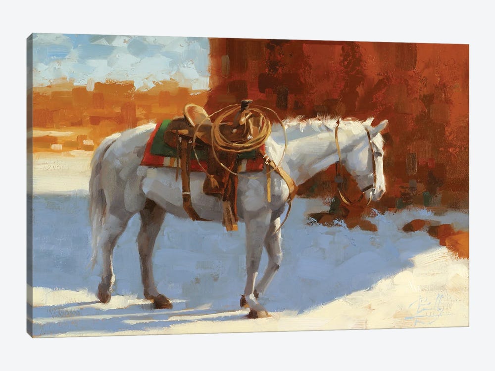 White Christmas by Jim Connelly 1-piece Canvas Artwork