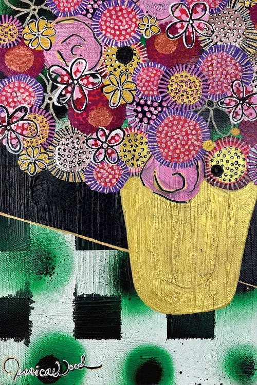 Girl At The Rock Show by Jessica Wood wall art