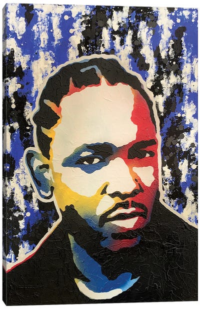 Kendrick Lamar Canvas Art Print - Jared Bowman