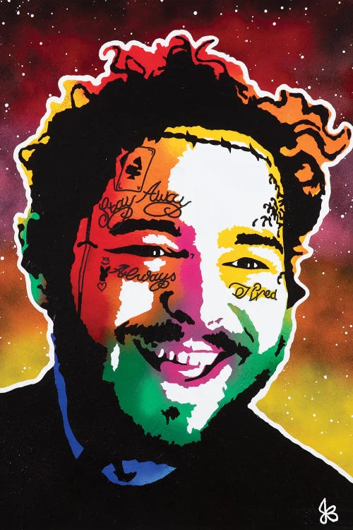 Post Malone by Jared Bowman wall art