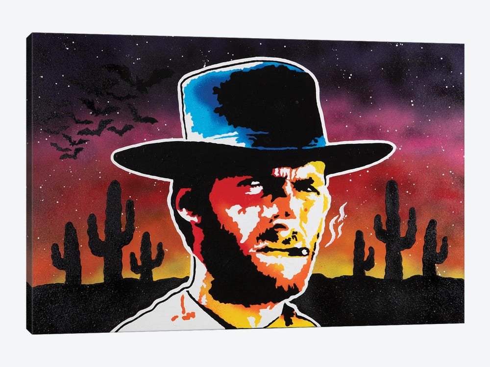 The Man With No Name by Jared Bowman 1-piece Canvas Wall Art