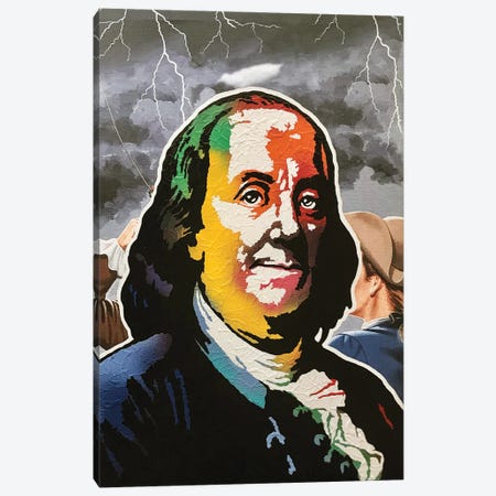 Benjamin Franklin Canvas Print #JDB41} by Jared Bowman Canvas Print