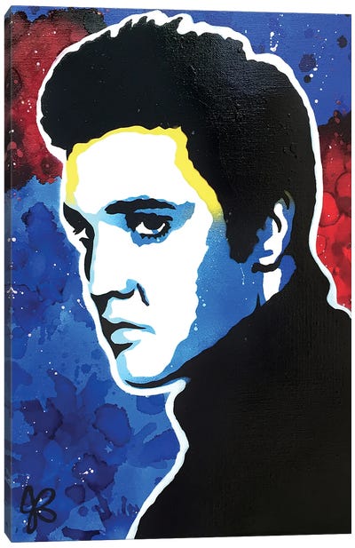 Elvis Presley Canvas Art Print - Jared Bowman
