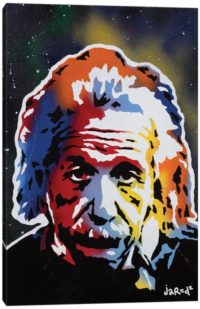 Love Is The Answer Canvas Art Print - Albert Einstein