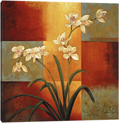 White Orchid Canvas Art Print