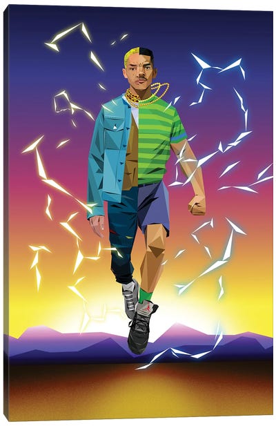 Level Up - Will And Jaden Smith Canvas Art Print - Michael Jermaine Doughty