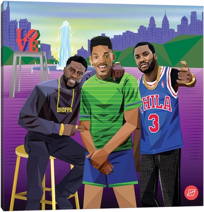 Paid In Philly Canvas Art Print - The Fresh Prince of Bel-Air
