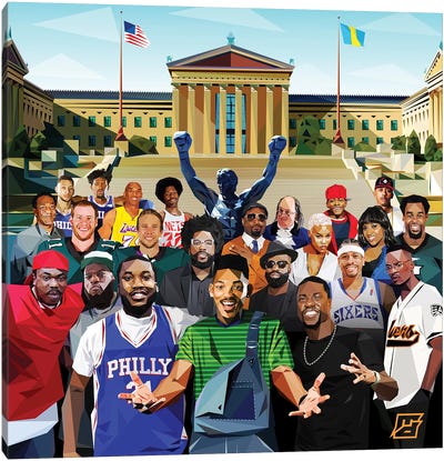 Philly Family I Canvas Art Print - Michael Jermaine Doughty
