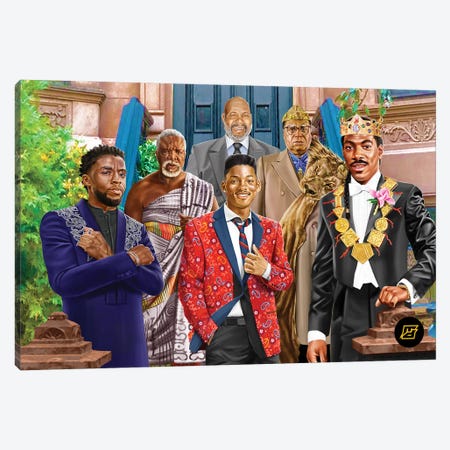 Princes II Kings Canvas Print #JDG23} by Michael Jermaine Doughty Canvas Wall Art