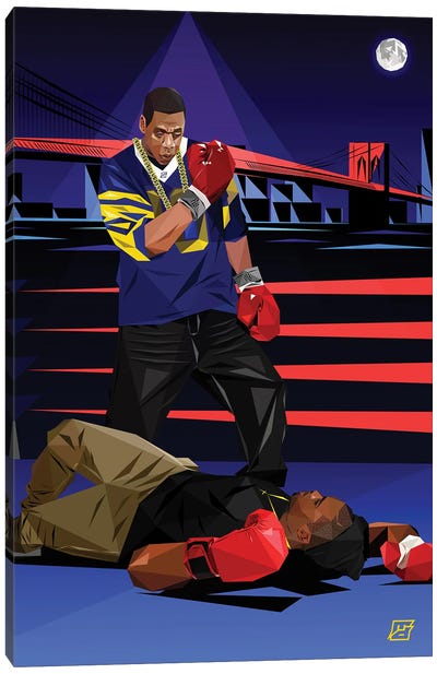 Takeover (Jay Z Vs Nas) Canvas Art Print - Sports Lover