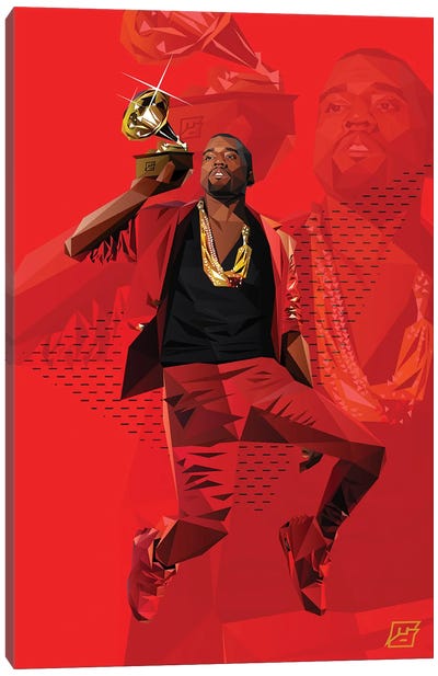 Air Yeezy Canvas Art Print - Kanye West