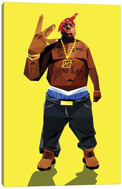 Trading Places (Biggie) Canvas Art Print - Notorious B.I.G.