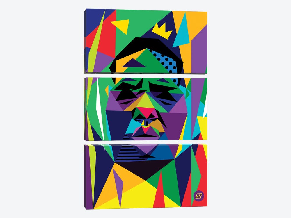 Big Face by Michael Jermaine Doughty 3-piece Canvas Wall Art