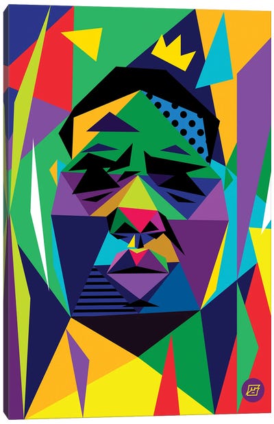 Big Face Canvas Art Print - Michael Jermaine Doughty