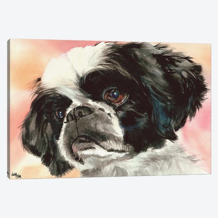 Puppy Dog Eyes - Shih Tzu Canvas Print #JDI126} by Judith Stein Canvas Art Print