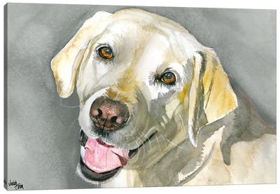 Sassy Lady - Yellow Labrador Retriever Canvas Art Print - Labrador Retriever Art