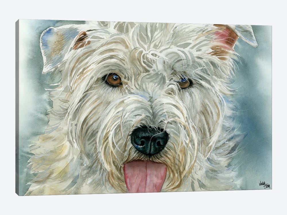 The Glen - Glen of Imaal Terrier by Judith Stein 1-piece Art Print