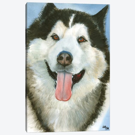 Wolf Dog - Alaskan Malamute Canvas Print #JDI170} by Judith Stein Canvas Art Print