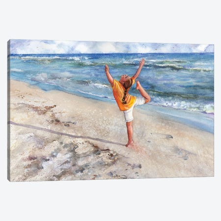 Dancing On The Beach Canvas Print #JDI187} by Judith Stein Canvas Print