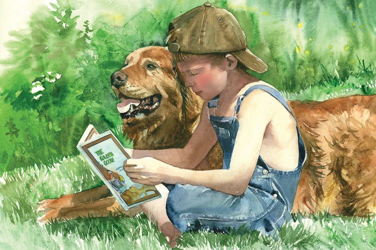 Dog's Best Friend by Judith Stein wall art