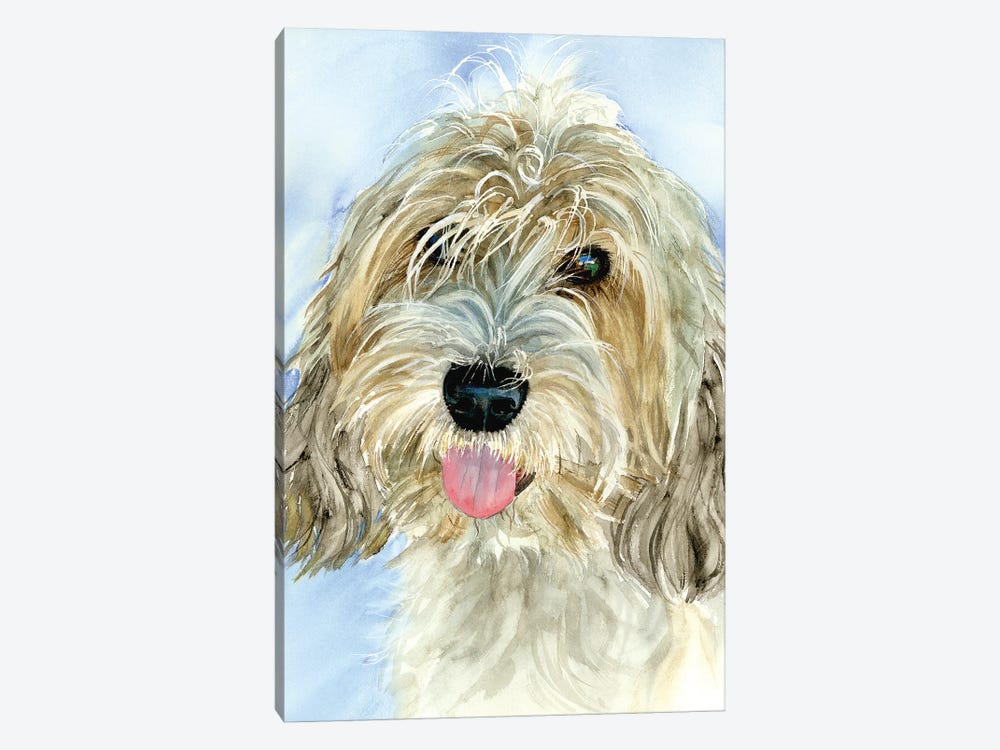 Petit Basset Griffon Vendéen Dog by Judith Stein 1-piece Art Print