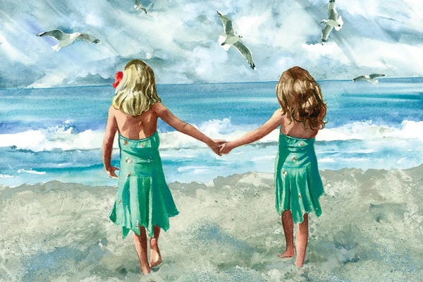 Large Coastal Art - Canvas Prints: Rompin Room by Judith Stein