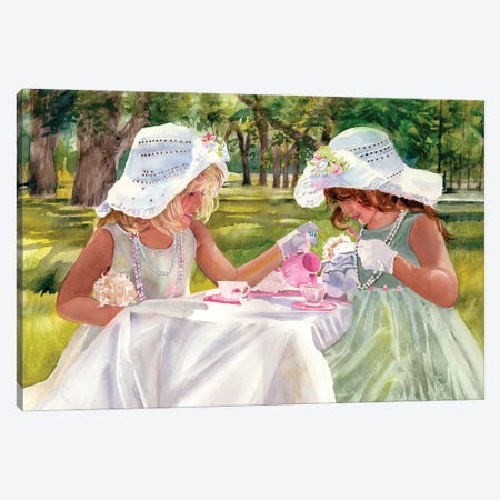 Tea For Two Canvas Print #JDI218} by Judith Stein Canvas Wall Art